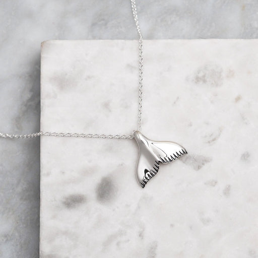 BLUE WHALE TAIL NECKLACE - RETREALM
