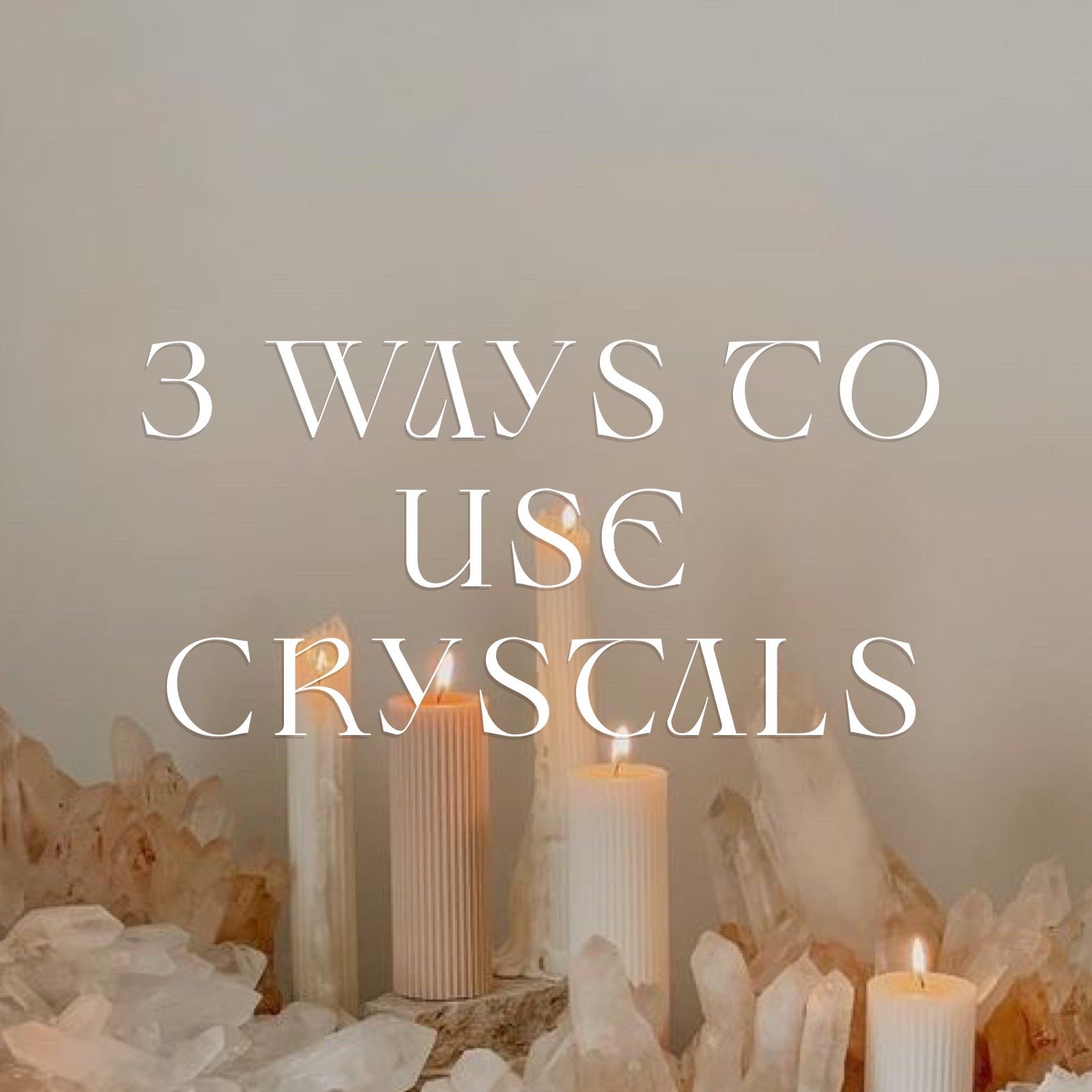 3 ways to use crystals in your everyday life