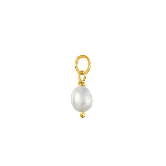 Drop Pearl Charm Gold [CHARM ONLY]