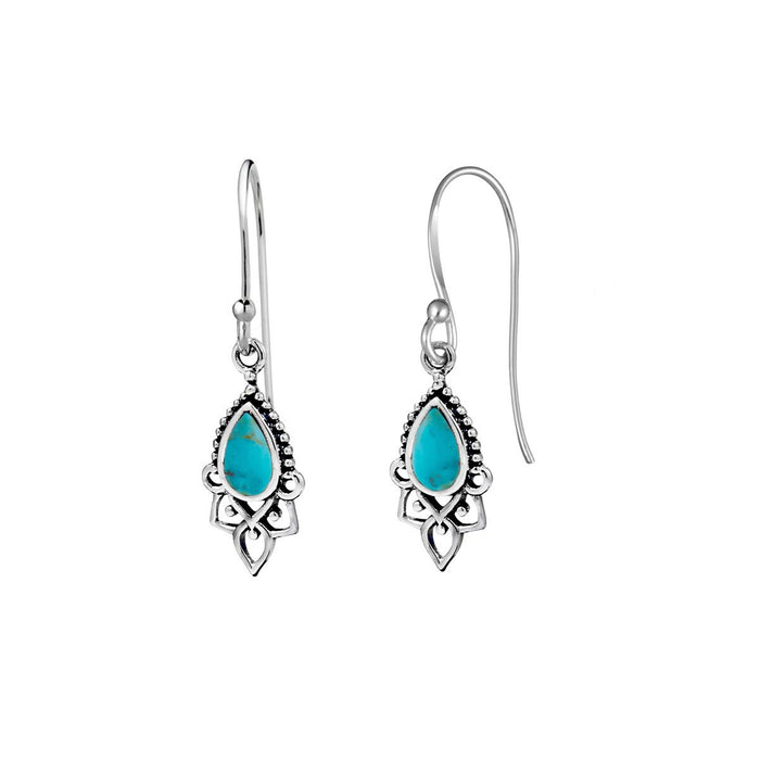 Templar Turquoise Drop Earrings