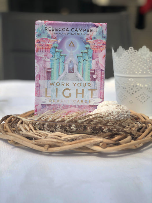 WORK YOUR LIGHT ORACLE CARDS - REBECCA CAMPBELL