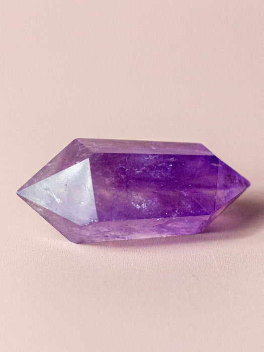 AMETHYST SMOKY DOUBLE TERMINATED QUARTZ (26g)