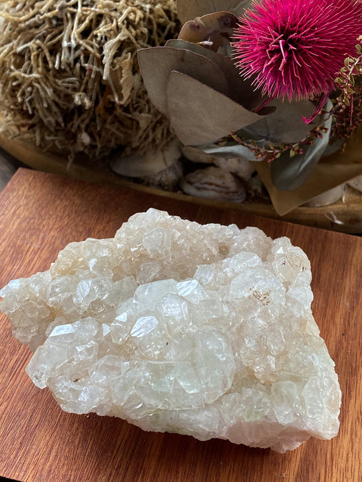 APOPHYLITE A- GRADE CLEAR CLUSTER CRYSTAL | HIGH VIBRATION (367g)
